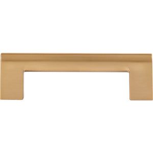 Atlas Homewares Round Rail Pull 3 3/4 Inch Warm Brass