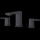 Deckard 2-Handle Roman Tub Trim in Matte Black
