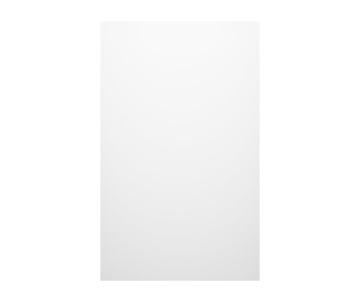 Swanstone SS-6296-1 62 x 96 Swanstone Smooth Glue up Bathtub and Shower Single Wall Panel in White SS0629601.010