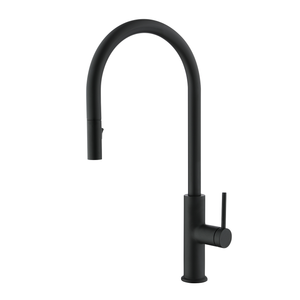 DAX Single Handle Pull Down Kitchen Faucet, Matte Black DAX-8020058-BL