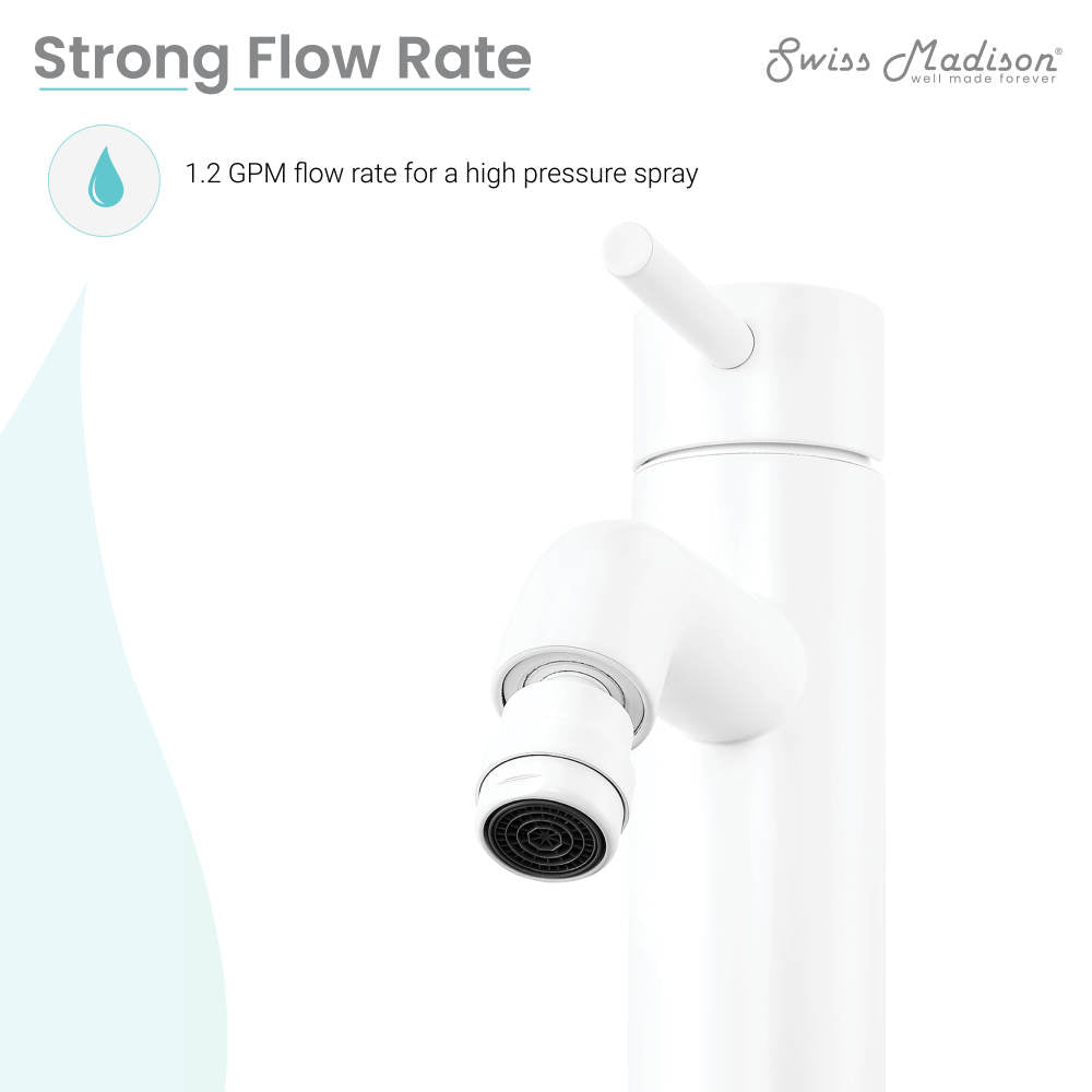 Ivy Bidet Faucet in Matte White