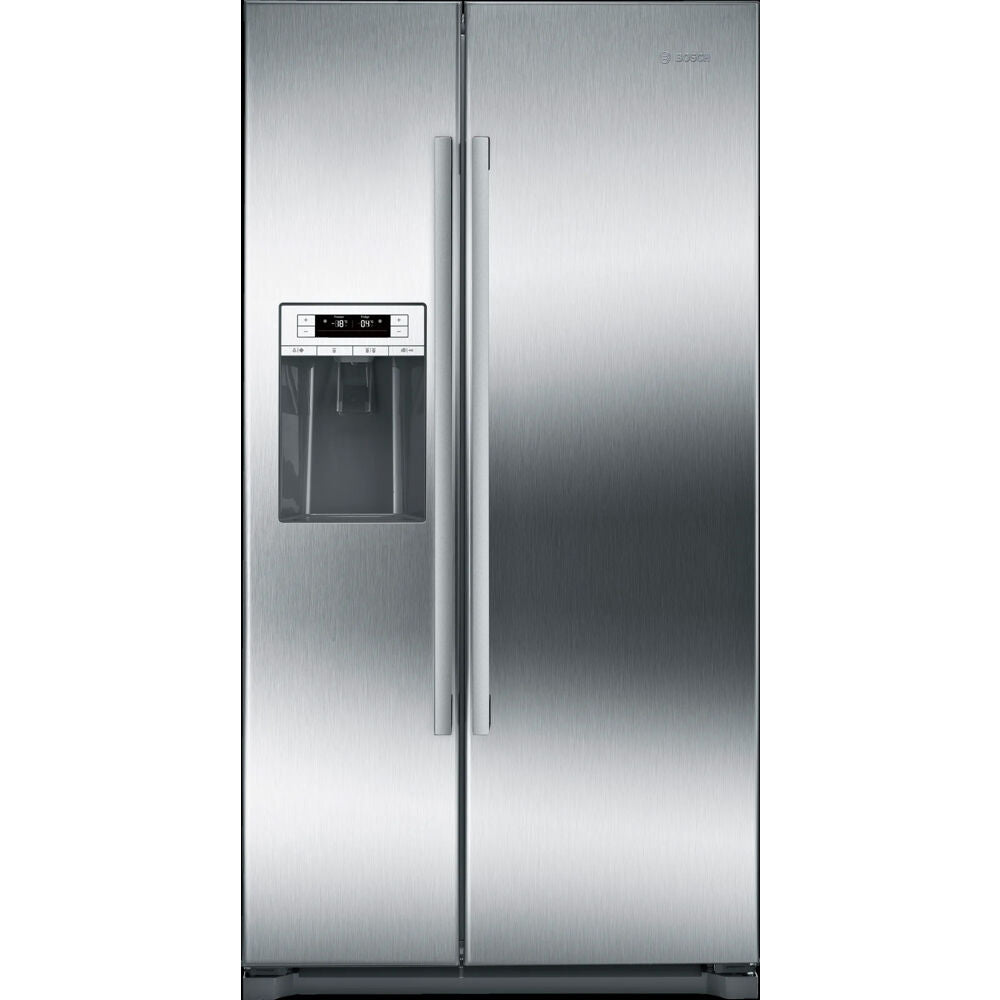 Bosch B20CS30SNS S300 20 CF Counter-Depth Side-by-Side Refrigerator, 36" Wide, Icemaker