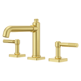 Hillstone 2-Handle 8" Widespread Bathroom Faucet in Brushed Gold