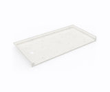 Swanstone SBF-3060LM/RM 30 x 60 Swanstone Alcove Shower Pan with Left Hand Drain Carrara SB03060LM.221