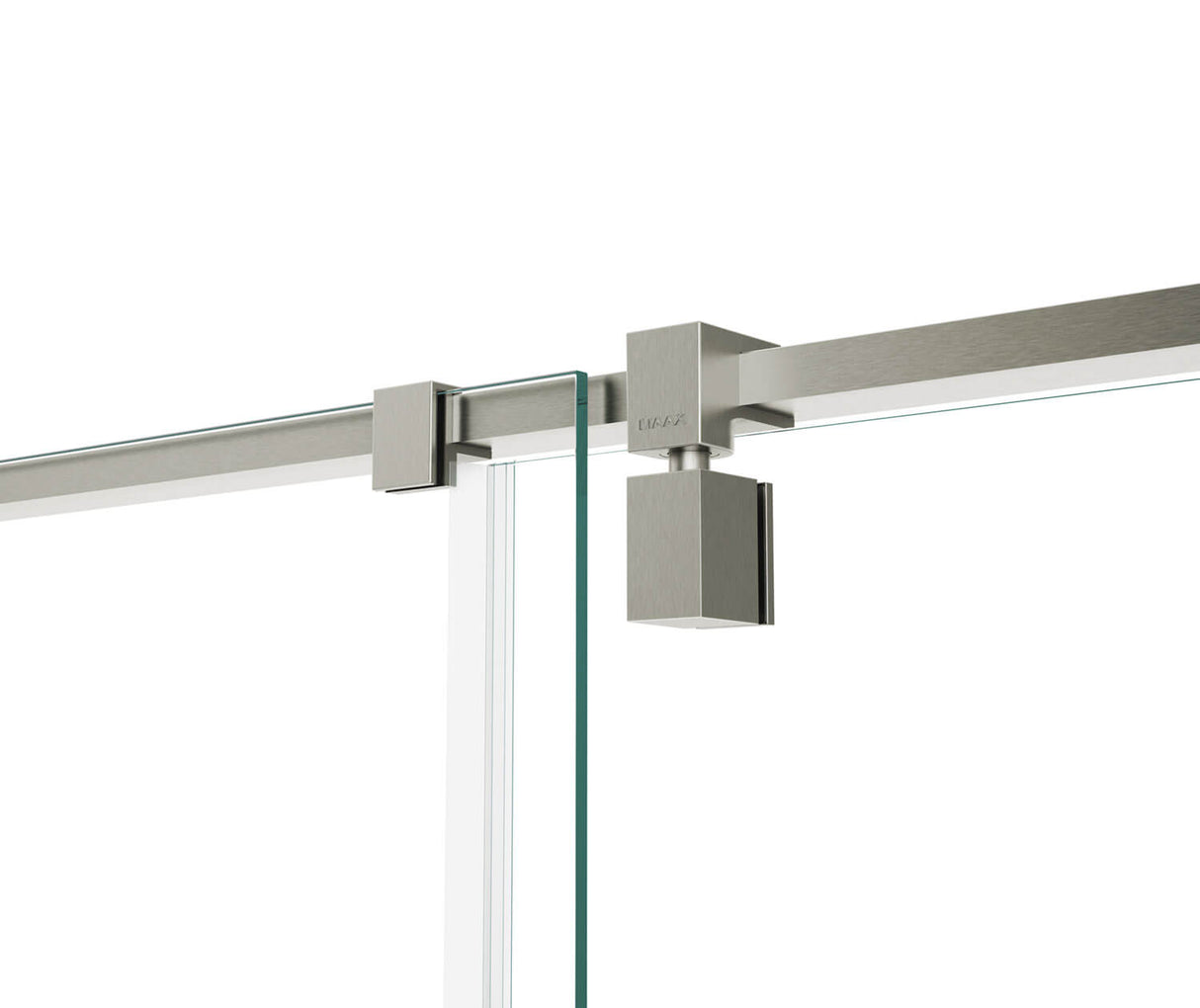 MAAX 137832-900-305-000 ModulR 60 x 78 in. 8 mm Pivot Shower Door for Alcove Installation with Clear glass in Brushed Nickel