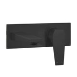 Voltaire Single-Handle, Wall-Mount, Bathroom Faucet in Matte Black