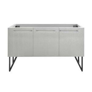 Annecy 60 Brushed Grey Bathroom Vanity Cabinet Only (SM-BV236)