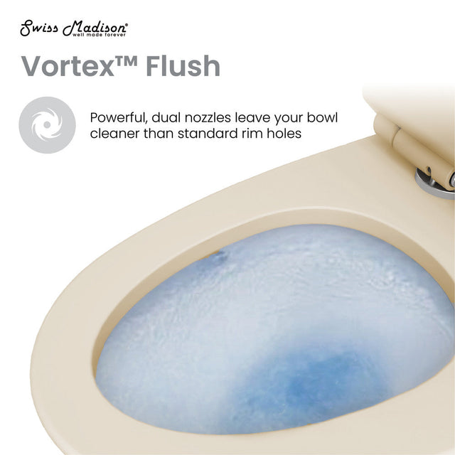 Sublime III One-Piece Round Toilet Vortex™ Dual-Flush 0.95/1.26 gpf in Bisque