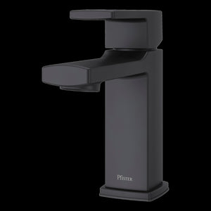 Deckard Single Control 4" Centerset Bathroom Faucet in Matte Black