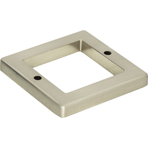 Atlas Homewares Tableau Square Base 1 13/16 Inch Brushed Nickel