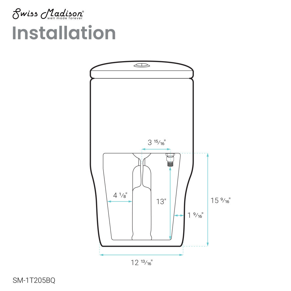 Sublime One-Piece Elongated Dual-Flush Toilet in Bisque 1.1/1.6 gpf