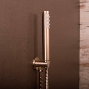 DAX Brass Round Handheld Shower, Chrome DAX-520