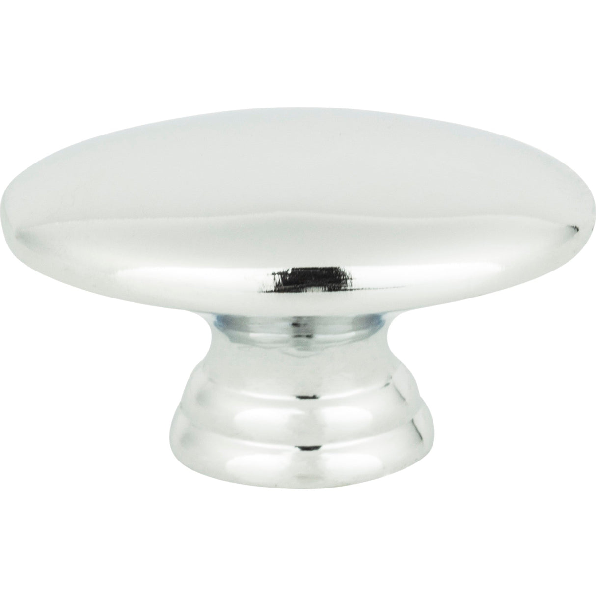 Atlas Homewares Egg Knob 1 1/2 Inch Polished Chrome