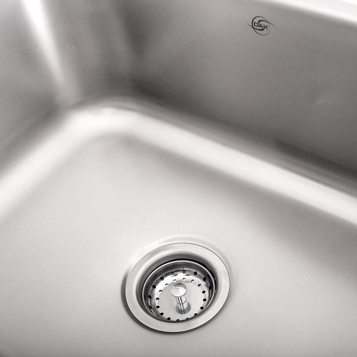 DAX Single Bowl Undermount Kitchen Sink, 18 Gauge Stainless Steel, Brushed Finish, 23-1/2 x 17-3/4 x 9 Inches (DAX-2317) DAX-2317