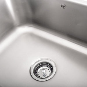 DAX Single Bowl Undermount Kitchen Sink, 18 Gauge Stainless Steel, Brushed Finish, 23-1/2 x 17-3/4 x 9 Inches (DAX-2317) DAX-2317