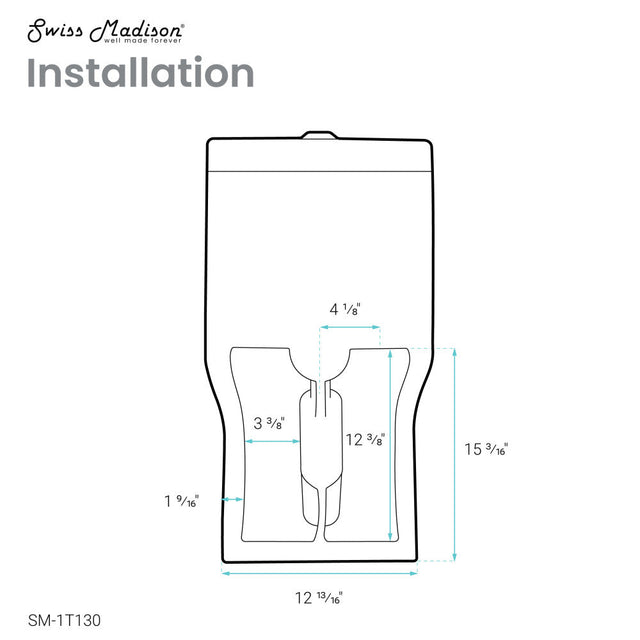 Pierre One-Piece Elongated Toilet Dual-Flush 1.1/1.6 gpf