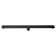 ALFI brand 36" Black Matte Stainless Steel Linear Shower Drain with Groove Holes