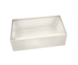 MAAX 105816-R-000-007 Rubix 6030 AFR Acrylic Alcove Right-Hand Drain Bathtub in Biscuit