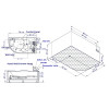 EAGO AM124ETL-L 6 ft Left Corner Acrylic White Whirlpool Bathtub for Two