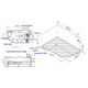 EAGO AM124ETL-L 6 ft Left Corner Acrylic White Whirlpool Bathtub for Two