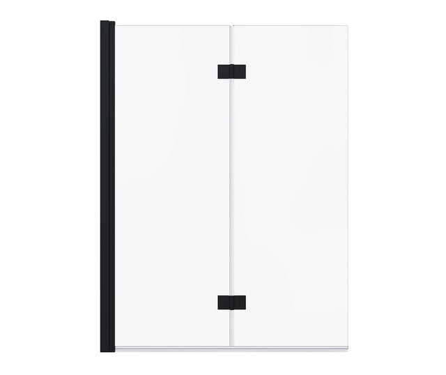MAAX 137600-900-340-000 Edge Access 42 x 56 in. 6 mm Pivot Tub Screen for Alcove Installation with Clear glass in Matte Black