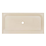 Voltaire 60 x 30 Single-Threshold, Center Drain, Shower Base in Biscuit