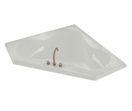 MAAX 100053-103-001-100 Tryst 59 x 59 Acrylic Corner Center Drain Aeroeffect Bathtub in White