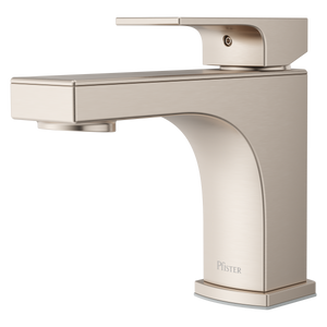 Pfirst Modern Single Control Faucet in Brushed Nickel