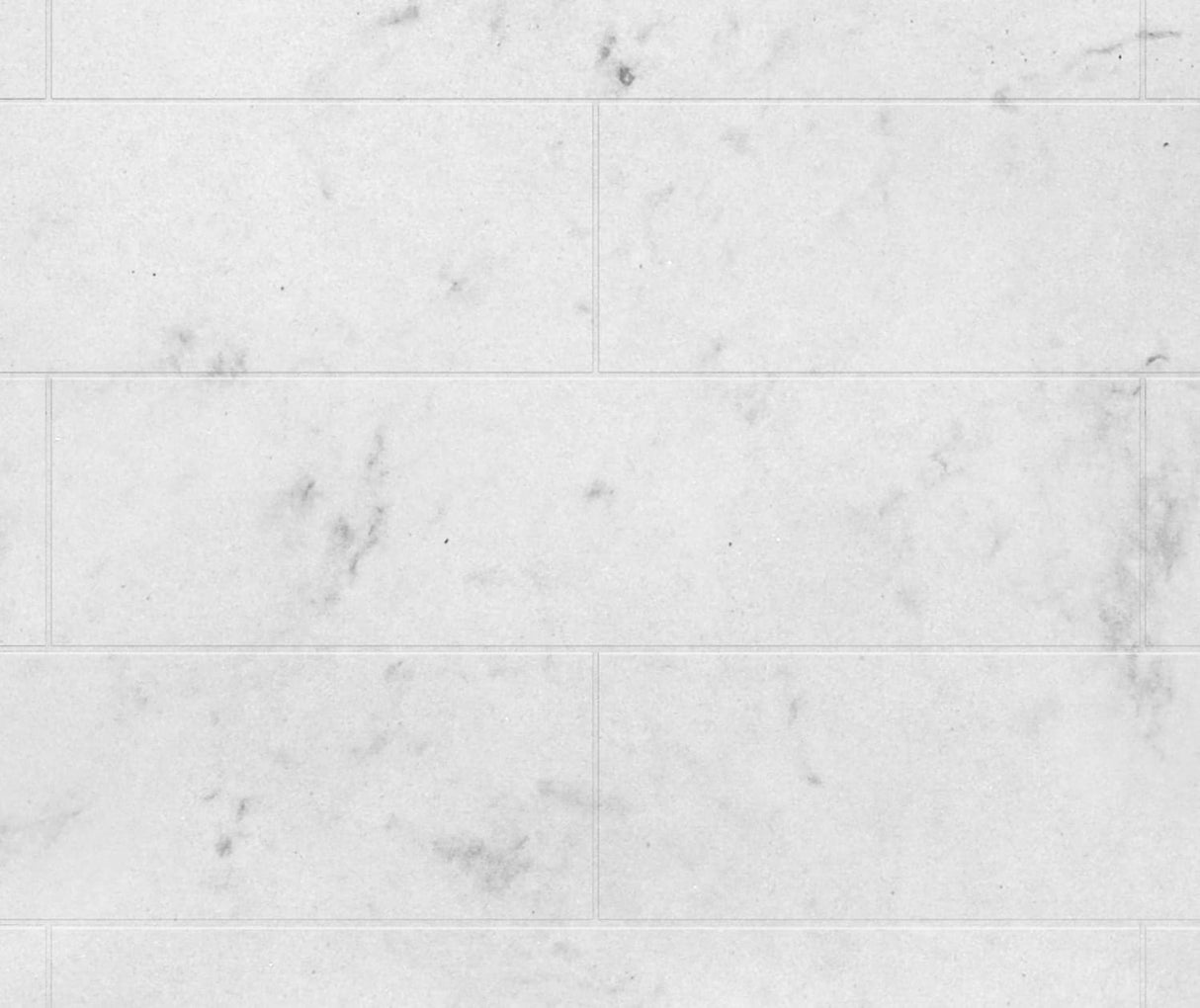 Swanstone MSMK96-3662 36 x 62 x 96 Swanstone Modern Subway Tile Glue up Shower Wall Kit in Carrara MSMK963662.221