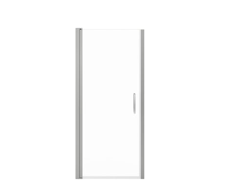 MAAX 138263-900-084-100 Manhattan 29-31 x 68 in. 6 mm Pivot Shower Door for Alcove Installation with Clear glass & Round Handle in Chrome