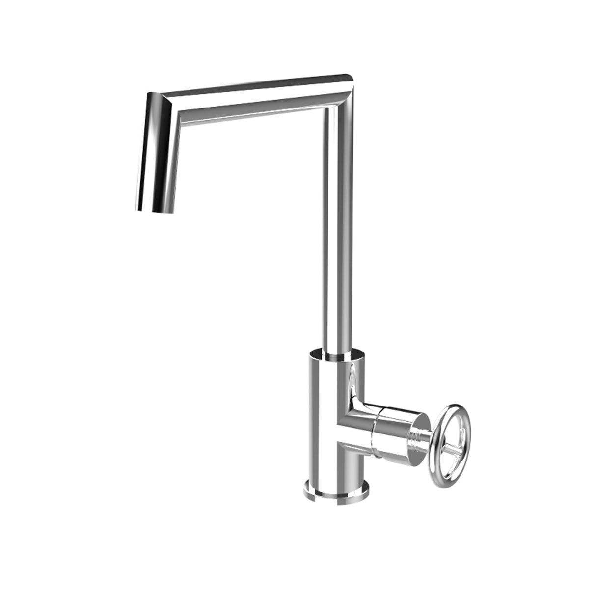 DAX Brass Single Handle Kitchen Faucet, Chrome DAX-8020034-CR