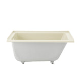 Voltaire 48" X 32" Left-Hand Drain Alcove Bathtub in Bisque