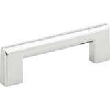 Atlas Homewares Round Rail Pull 3 3/4 Inch (c-c) Polished Chrome