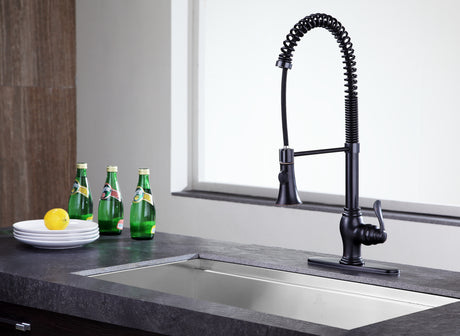 ANZZI KF-AZ209ORB Bastion Single-Handle Standard Kitchen Faucet in Oil Rubbed Bronze