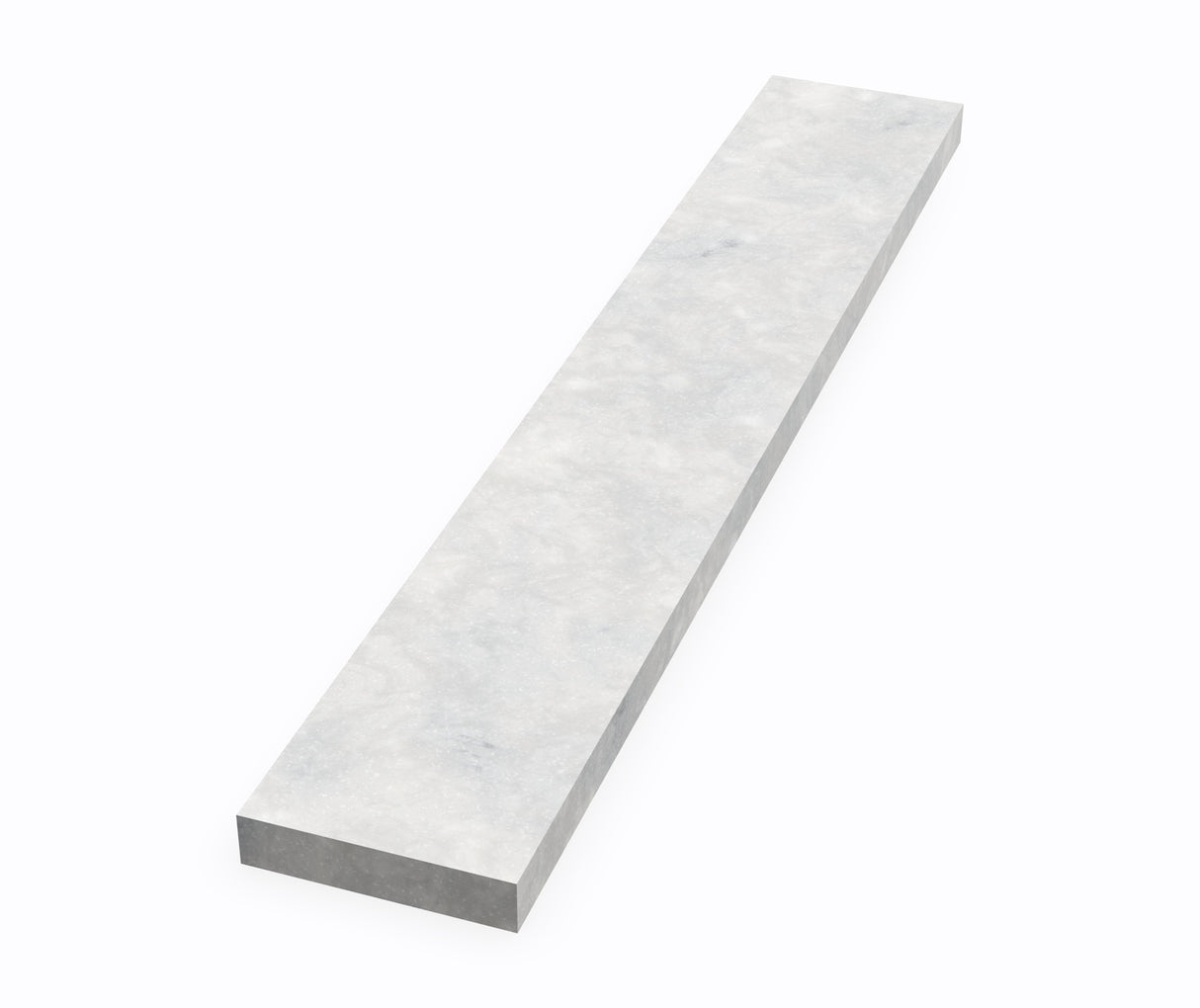 Swanstone VT22-SS 3/4" x 3" x 21" Sidesplash Ellipse Vanity Tops in Ice VT00022SS.130