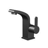 DAX Brass Single Handle Bathroom Faucet, Matte Black DAX-8260-BL
