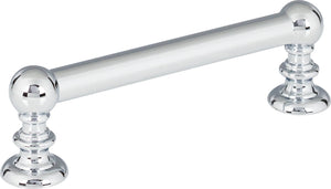 Atlas Homewares Victoria Pull 3 3/4 Inch (c-c) Polished Chrome