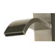 ALFI brand AB1158-BN Tall Brushed Nickel Tall Square Body Curved Spout Single Lever Bathroom Faucet