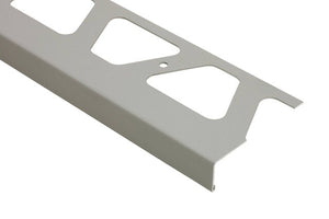 Schluter E90/RW120BW BARA-RW Outside Corner 90° 4-3/4", Bright White Aluminum