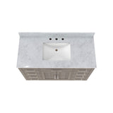 Dexterity 48 Inch Oak Vanity with Rectangular Undermount Sink - Gray Oak