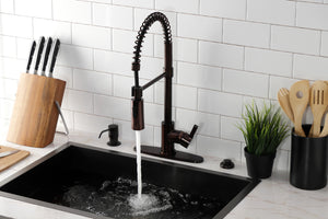 Gourmetier LS8775CTL Continental Single-Handle Pre-Rinse Kitchen Faucet, Oil Rubbed Bronze