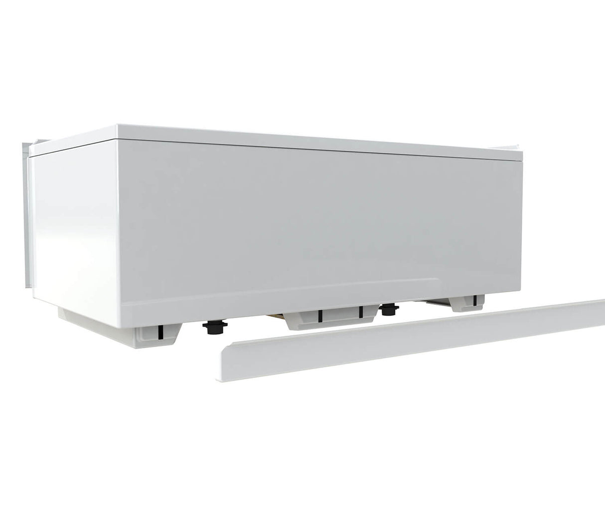MAAX 410012-000-001-104 ModulR 6032 (Without Armrests) Acrylic Wall Mounted Left-Hand Drain Bathtub in White