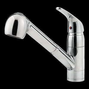 Pfirst Series 1-Handle Pull-Out Kitchen Faucet in Polished Chrome