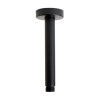 Black Matte 6" Round Ceiling Shower Arm