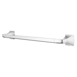 Soft Square 18 in. Towel Bar in Polished Chrome