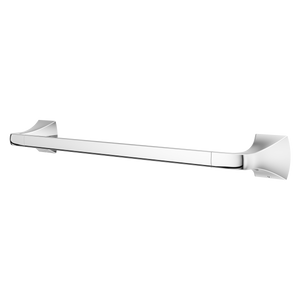Soft Square 18 in. Towel Bar in Polished Chrome
