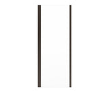 MAAX 135327-900-173-000 Uptown Return Panel for 32 in. Base with Clear glass in Dark Bronze