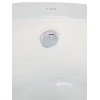 EAGO AM2130  66" Round Free Standing Acrylic Air Bubble Bathtub
