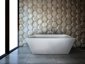 Hydro Systems BEL6032HTO-BIS BELLEVUE 6032 METRO TUB ONLY-BISCUIT