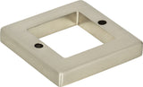 Atlas Homewares Tableau Square Base 1 7/16 Inch Brushed Nickel